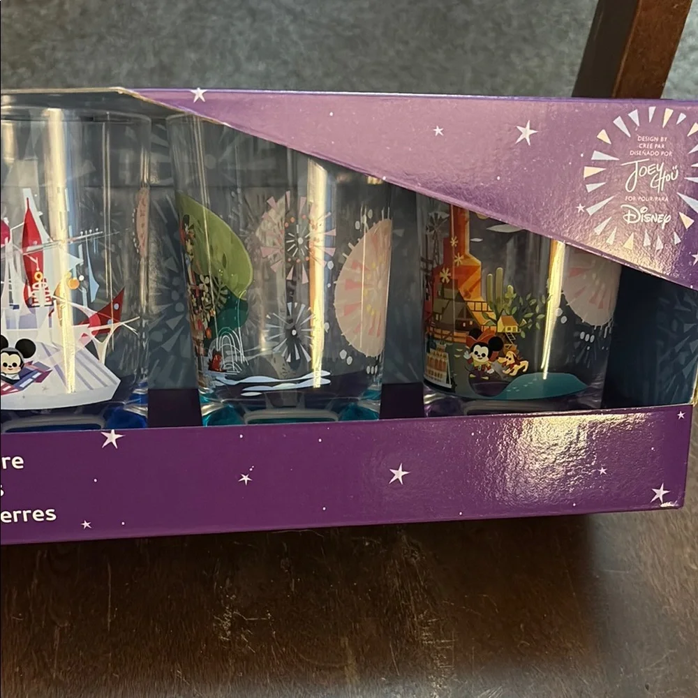 Disney Magical Moments Drinkware Set - Purple and Blue Minis